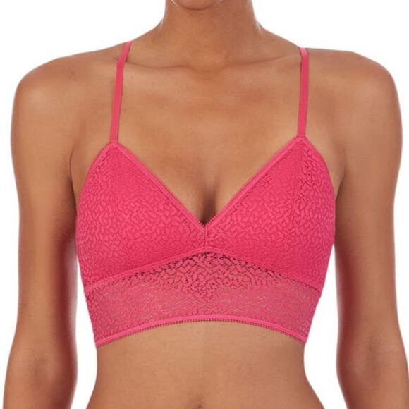NWT DKNY Modern Lace Racerback Longline Bralette - Picture 2 of 8